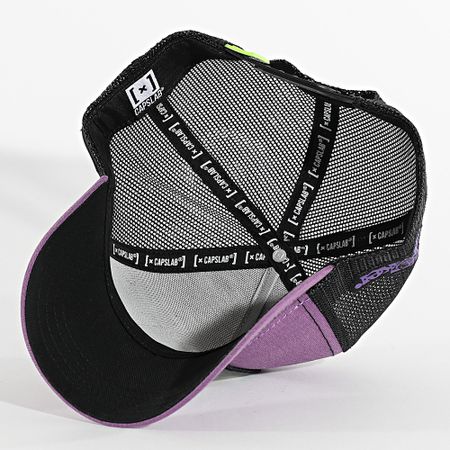Capslab - Cappellino Joker Trucker Nero Viola