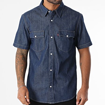 Levi's - Jean A5722 Camicia a maniche corte Blu Raw