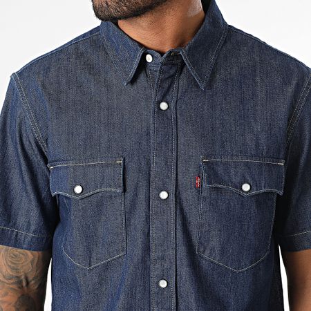 Levi's - Jean A5722 Camicia a maniche corte Blu Raw