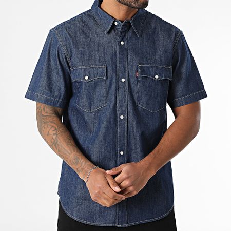 Levi's - Jean A5722 Camicia a maniche corte Blu Raw