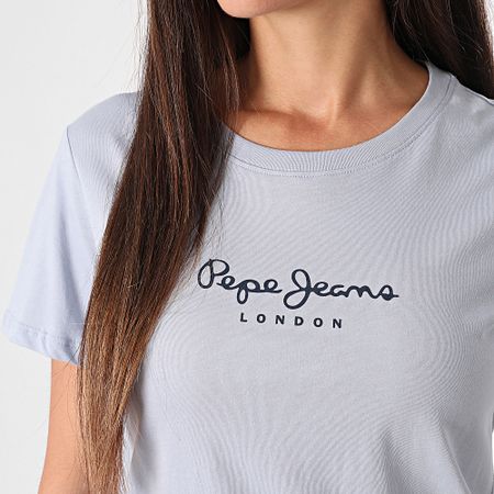 Pepe Jeans - T-shirt donna Macy PL506012 Azzurro