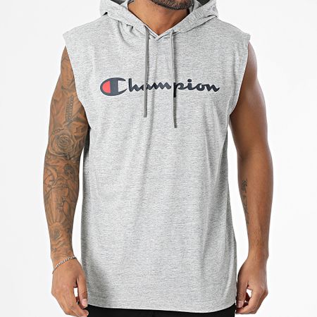 Champion - Canotta con cappuccio 220777 Grigio scuro