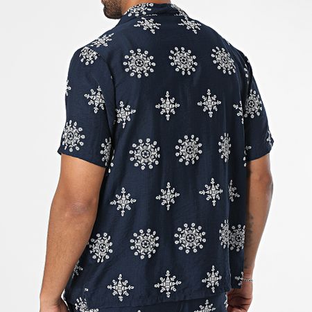 Uniplay - 132 Set camicia e pantaloni a maniche corte blu navy