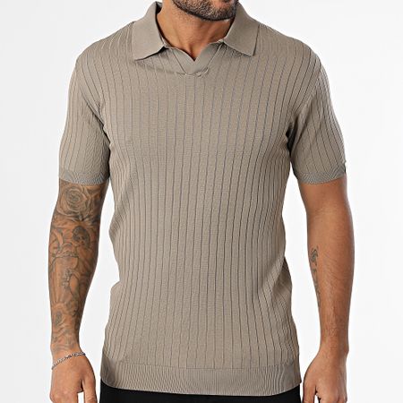 Mackten - Polo manica corta 039 Taupe