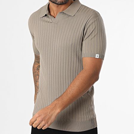 Mackten - Polo manica corta 039 Taupe
