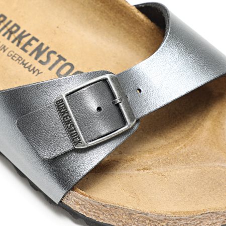 BIRKENSTOCK - Sandali Madrid Beige Argento Donna