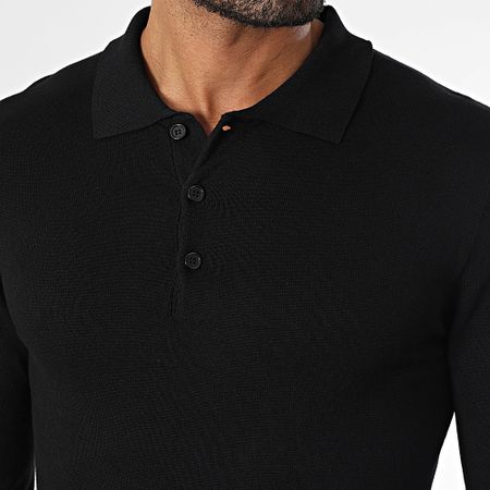 Frilivin - Polo a maniche lunghe 331 nero