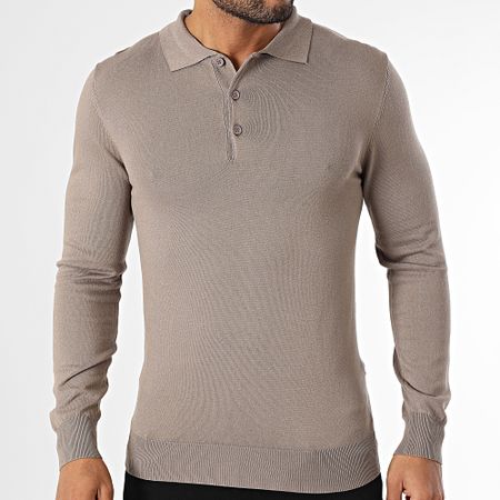 Frilivin - Polo a maniche lunghe 339 Marrone chiaro