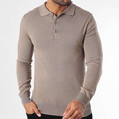 Frilivin - Polo a maniche lunghe 339 Marrone chiaro