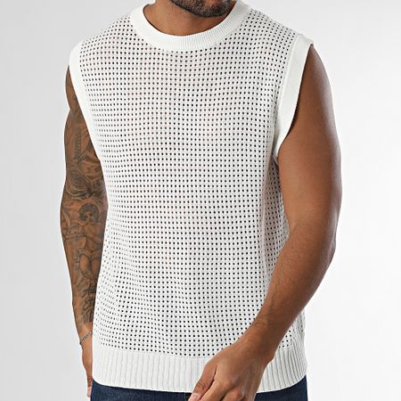 Frilivin - Canotta a rete 715 Bianco