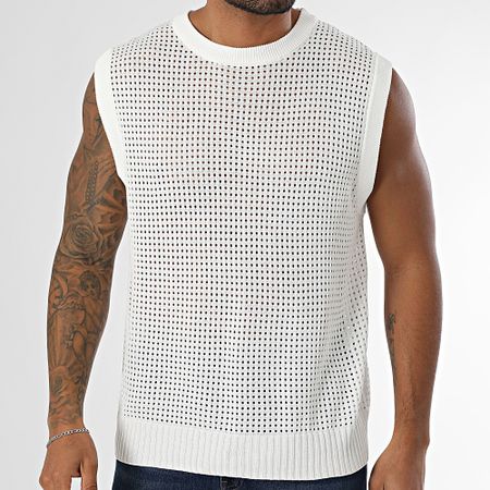 Frilivin - Canotta a rete 715 Bianco