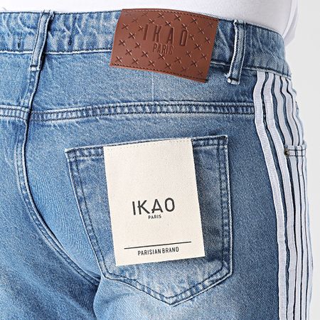Ikao - 344 Jeans a fascia flare in denim blu