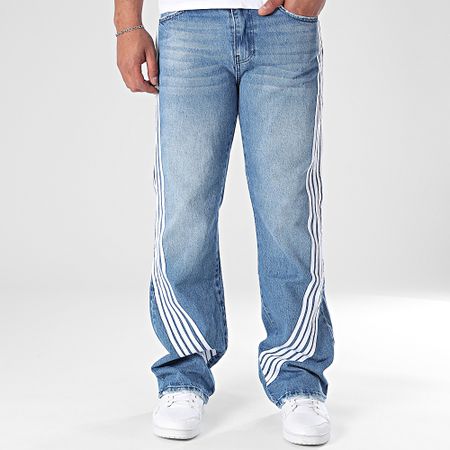Ikao - 344 Jeans a fascia flare in denim blu