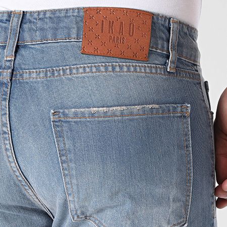 Ikao - Jeans Regular 001 Blue Denim Washed