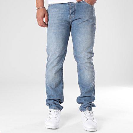 Ikao - Jeans Regular 001 Blue Denim Washed