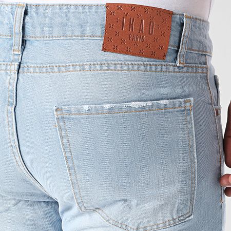 Ikao - Jeans Regular 001 Light Wash Denim Blue