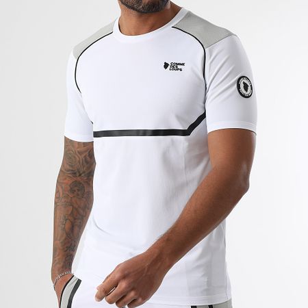 Comme Des Loups - Set di maglietta e pantaloncini da jogging bianchi e grigi