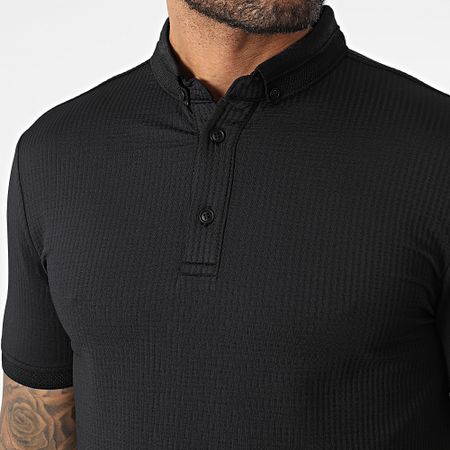 Classic Series - Polo manica corta Mao Collar 003 Nero
