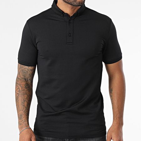 Classic Series - Polo manica corta Mao Collar 003 Nero