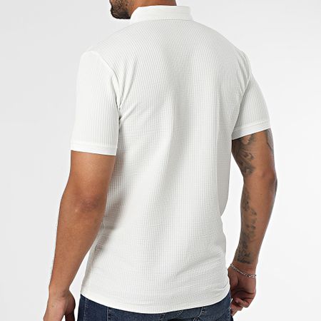 Classic Series - Polo manica corta Mao Collar 003 Bianco