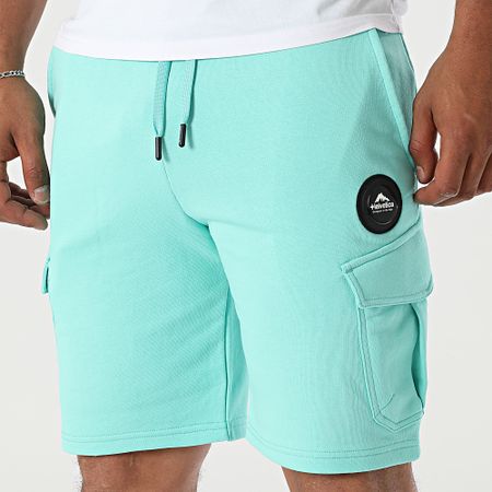 Helvetica - Pantaloncini da jogging Ajaccio Cargo Verde Turchese