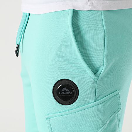 Helvetica - Pantaloncini da jogging Ajaccio Cargo Verde Turchese