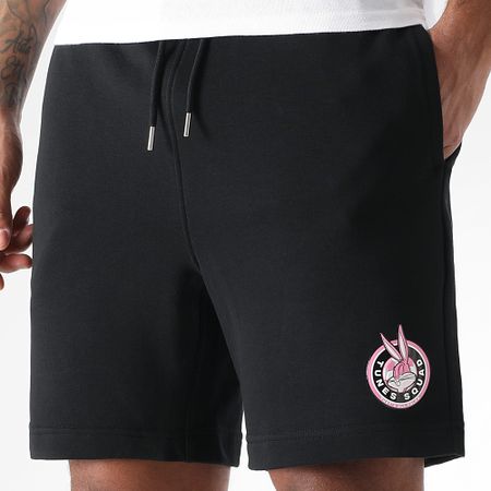 Looney Tunes - Bugs Bunny Badge Molton Pantaloncini da jogging neri