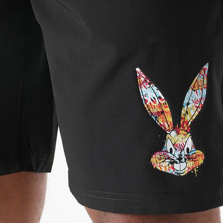 Looney Tunes - Bugs Bunny Graffiti Tech Jogging Shorts Nero