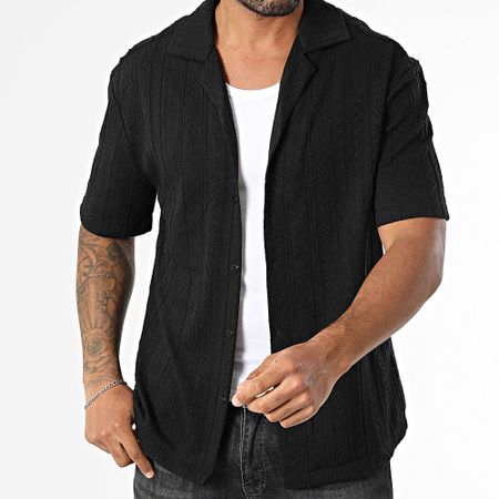 Frilivin - Camicia a maniche corte testurizzata 043 blu navy