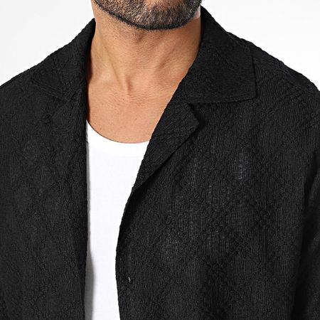 Frilivin - Camicia estiva a maniche corte 115 nero