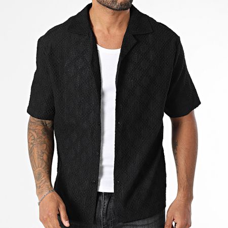Frilivin - Camicia estiva a maniche corte 115 nero
