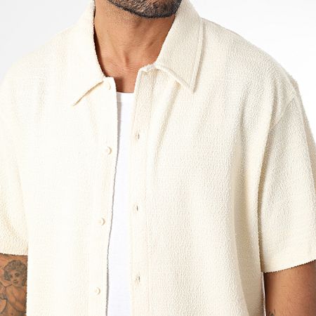 Jack And Jones - Camicia a maniche corte Acapulco Beige