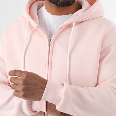LBO - Set felpa con cappuccio e pantaloni da jogging 3847 Rosa