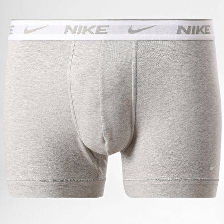 Nike - Set di 3 boxer KE1008 Nero Grigio Blu Heather