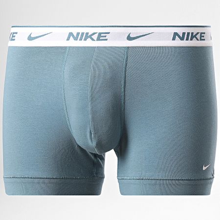 Nike - Set di 3 boxer KE1008 Nero Grigio Blu Heather