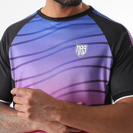 MA9 Mafia Nueve - Hypernova Electric Night Faster Set di maglietta e pantaloncini da jogging neri