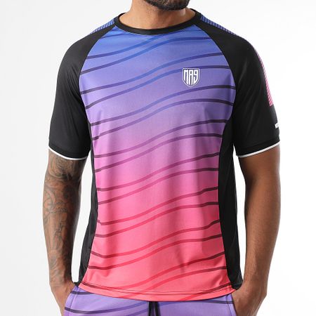 MA9 Mafia Nueve - Hypernova Electric Night Faster Set di maglietta e pantaloncini da jogging neri
