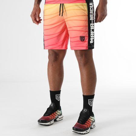 MA9 Mafia Nueve - Set di maglietta e pantaloncini da jogging Hypernova Sunset