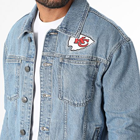 New Era - Giacca Jean NFL Kansas City Chiefs 60667895 Blu Denim