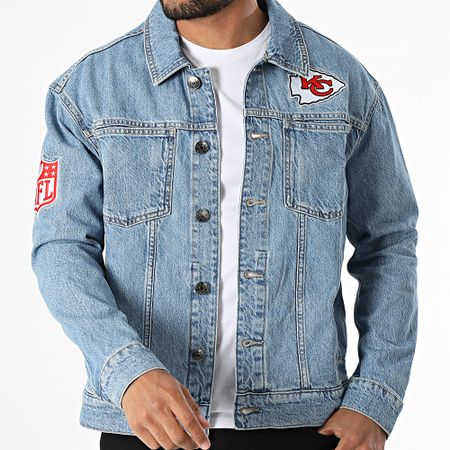 New Era - Giacca Jean NFL Kansas City Chiefs 60667895 Blu Denim
