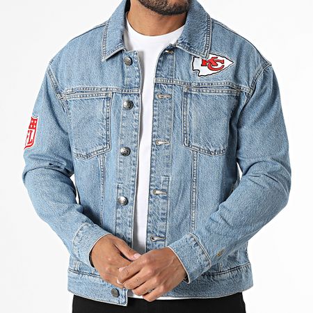 New Era - Giacca Jean NFL Kansas City Chiefs 60667895 Blu Denim