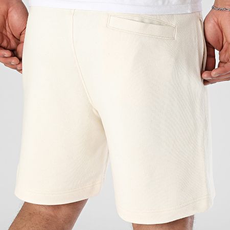 One Piece - Pantaloncini da jogging con logo beige oro