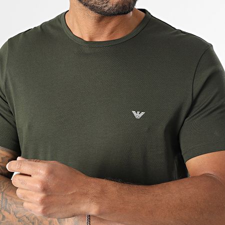 Emporio Armani - Set di 2 camicie EM000391-AF10800 Nero Verde Khaki