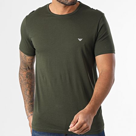 Emporio Armani - Set di 2 camicie EM000391-AF10800 Nero Verde Khaki