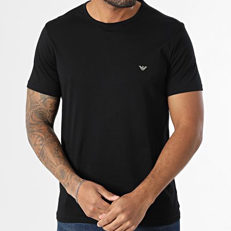 Emporio Armani - Set di 2 camicie EM000391-AF10800 Nero Verde Khaki