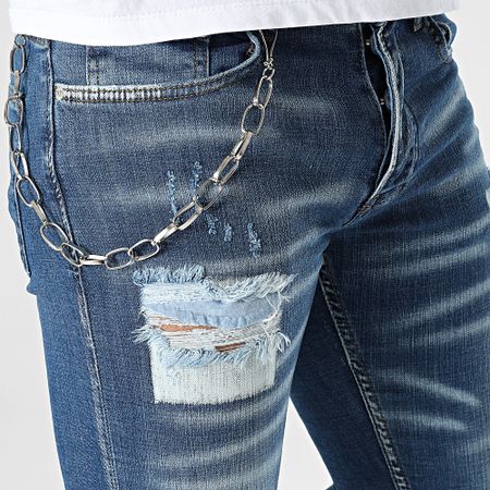 2Y Premium - 992 Jeans skinny in denim blu