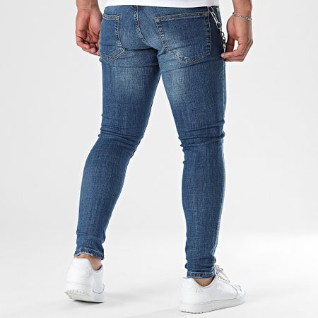2Y Premium - 992 Jeans skinny in denim blu