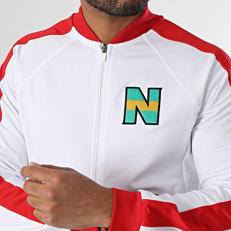 Okawa Sport - Giacca con zip New Team 2 White Stripe