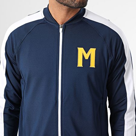 Okawa Sport - Giacca con zip a righe Muppet blu navy