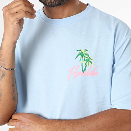 Uniplay - Maglietta oversize 198 azzurro